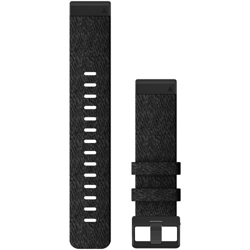 Garmin QuickFit 22 Nylon Watch Band (Heathered Black)