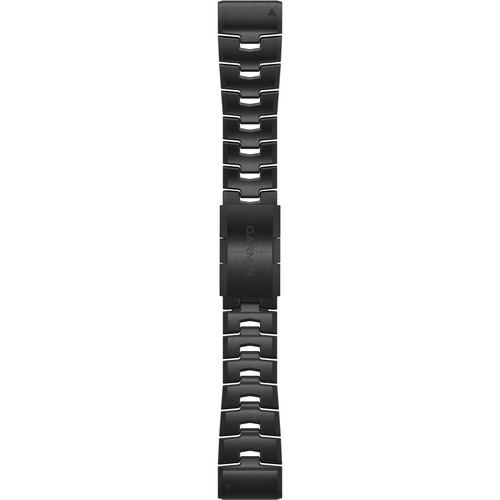 Garmin QuickFit 26 Vented Titanium Watch Band (Vented Titanium/Carbon Gray DLC Coating)