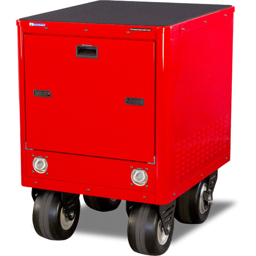 Garner Enclosed Destruction Cart for TS-1XT, PD-5, SSD-1, and SSD-Caddy Ironclad