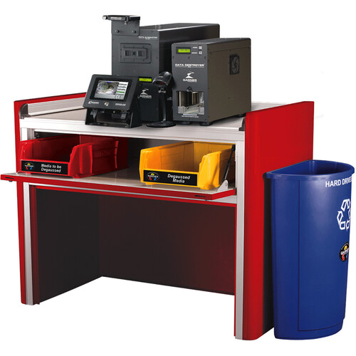 Garner IRONCLAD Degauss Destroy Recycle Package with TS-4XT, PD-5, IC-TS1XT, SW-2, MB-1B, MB-1R & MB-1Y