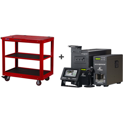 Garner Degauss Destroy Package with TS-4XT, PD-5, Scan-1X, Data Eliminator Cart, IRONCLAD Degausser