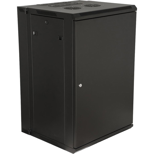 Gator Rackworks 9U, 21" Depth Hinged Wall Mounted Rack with Steel Front Door