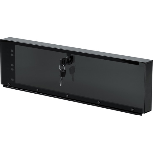 Gator GRW-PNLSECPLX-3 Rackworks Hinged Plexiglass Security Panel (3 RU)