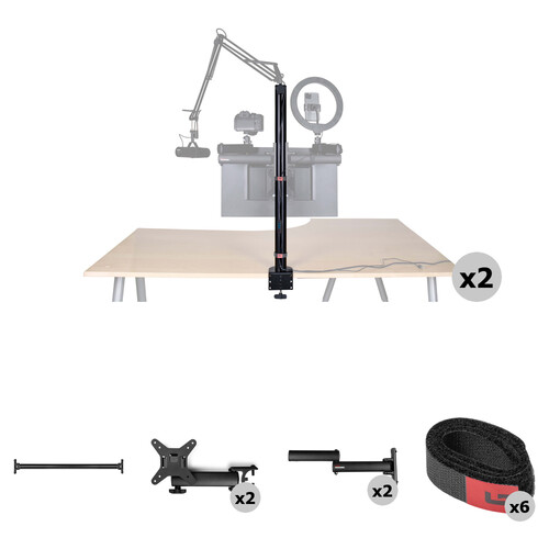 Gator Frameworks ID Creator Tree Dual Monitor Mount & Accessory Kit (31")