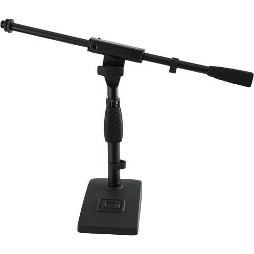 Gator Frameworks Kick Drum / Amplifier Compact Mic Stand with Single-Section Boom (2-Pack)