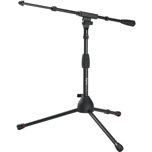 Gator Frameworks Kick Drum / Amplifier Tripod Mic Stand with Telescoping Boom Kit (2-Pack)