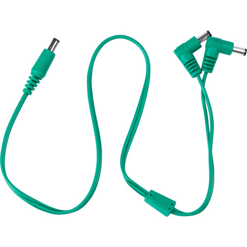 Gator Current Doubler Adapter Cable for Effects Pedal Power Supplies (Green)