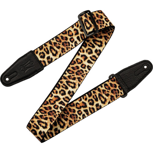 Gator Levy's Untamed Animal Print Guitar Strap (Leopard)