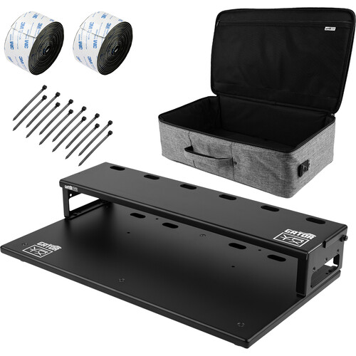 Gator Vertex Tour Compact Pedalboard and Riser with Bag (23 x 13")