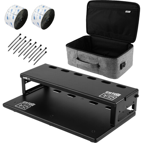 Gator Vertex Tour Compact Pedalboard and Riser with Bag (17 x 10")