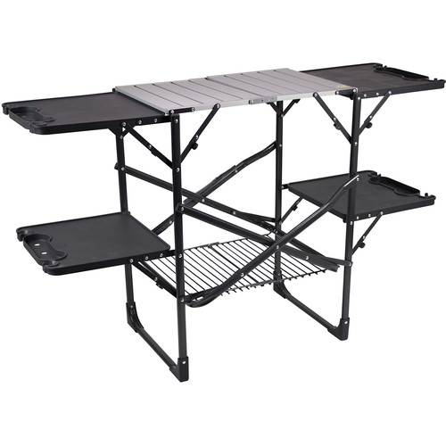 GCI Outdoor SLIM-FOLD Cook Station (Black Chrome)