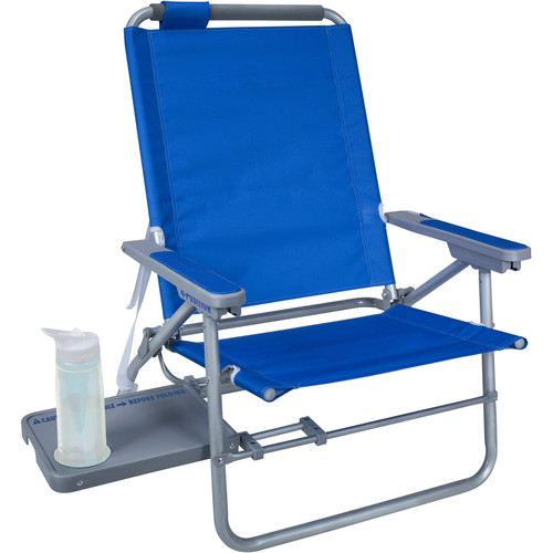 GCI Outdoor Big Surf with Slide Table Beach Chair (Saybrook Blue)