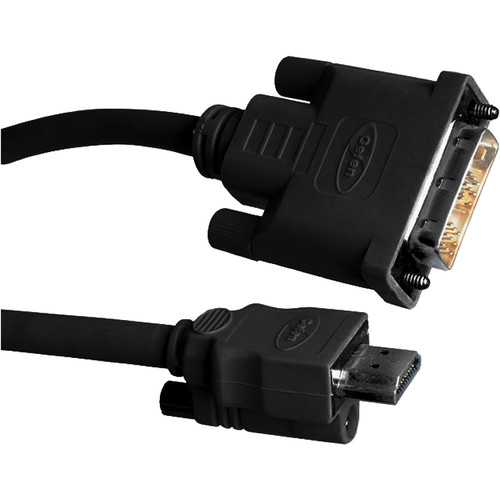 Gefen DVI Male to HDMI Male Locking Cable (Black, 15')