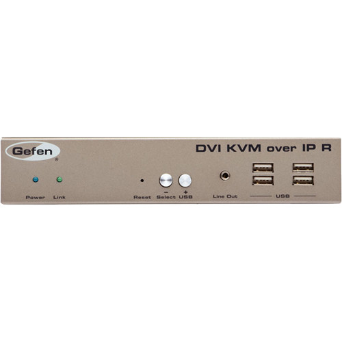 Gefen DVI KVM over IP Receiver with Four USB Ports