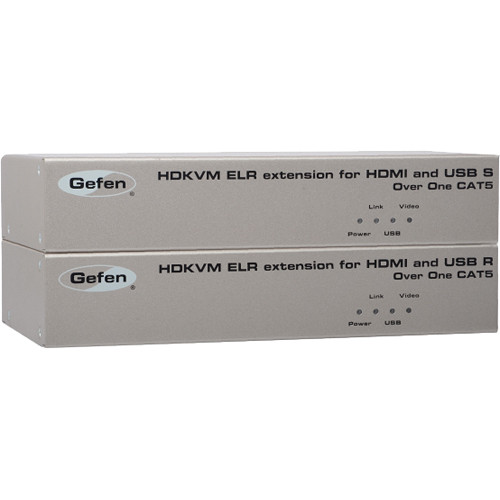 Gefen HDKVM ELR Extender for HDMI and USB over One CAT-5