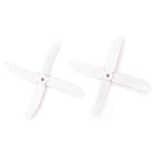 Gemfan Glass Fiber Nylon 4-Blade Bullnose Propellers (2-Pack, White)