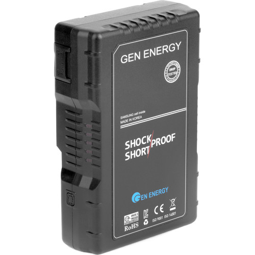 GEN ENERGY G-B100 14.4V, 98Wh Li-Ion Battery (V-Mount)