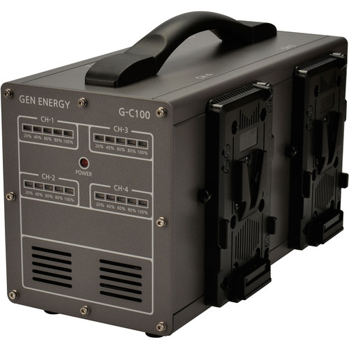 GEN ENERGY 4-Channel 6A Simultaneous Fast Charger (V-Mount)