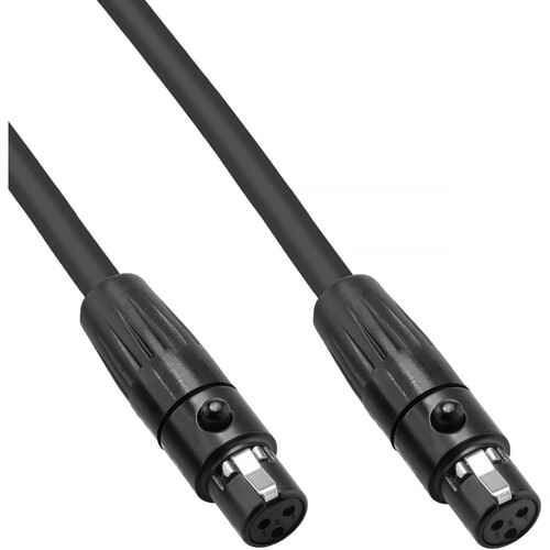 Genaray Mini 3-Pin Female to Mini 3-Pin Female DMX Cable (1')