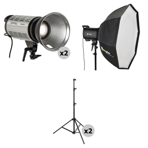 Genaray Endeavor ML-33K Daylight LED Monolight 2-Light Kit