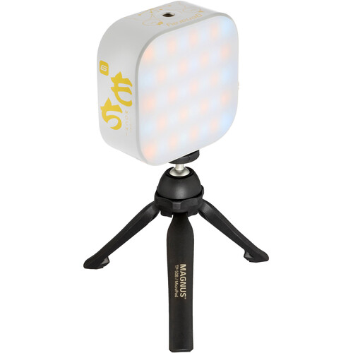 Genaray Mochi On-Camera Mini RGB Light Panel with Tabletop Tripod Kit (White)