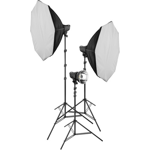 Genaray MonoBright Daylight LED 750 3-Light Kit