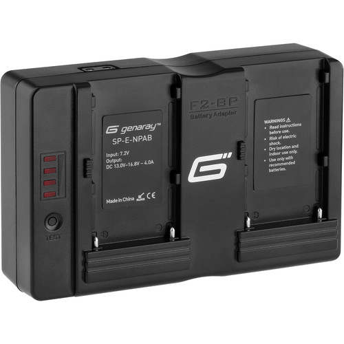 Genaray Spectro LED Essential Dual Sony NP-F Battery Adapter for Gold Mount Devices