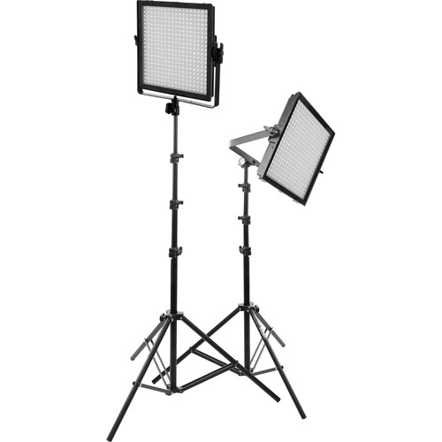 Genaray SpectroLED 360 Daylight LED 2-Light Kit with Stands and Accessories