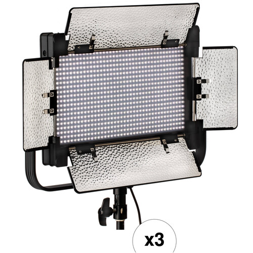 Genaray SpectroLED SP-S-800D Daylight Studio LED 3 Light Kit