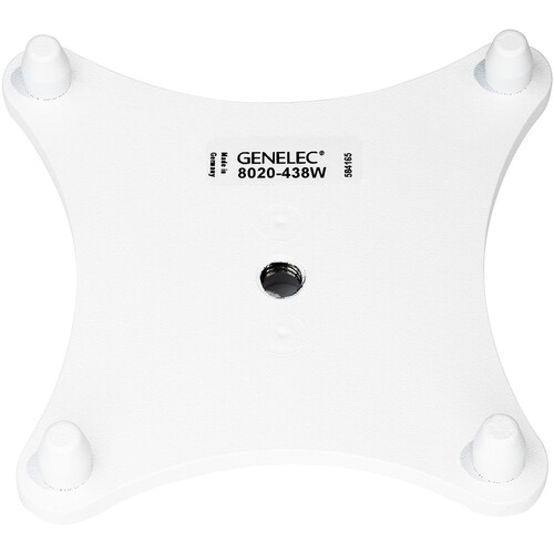 Genelec 8020-438W Stand Plate for 8020 Studio Monitor Iso-Pod (White)