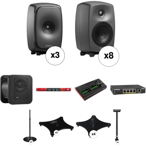 Genelec 8341A+スタンドセット genelec_8341a_sam_studio_monit