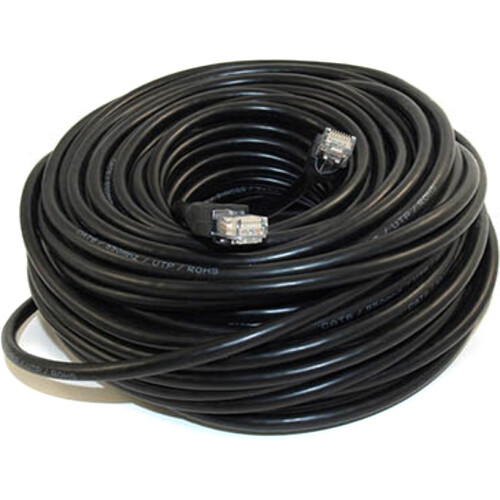 Genustech Cat 6 Ethernet Patch Cable (Black, 100')