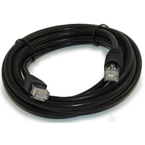 Genustech Cat 6 Ethernet Patch Cable (Black, 10')