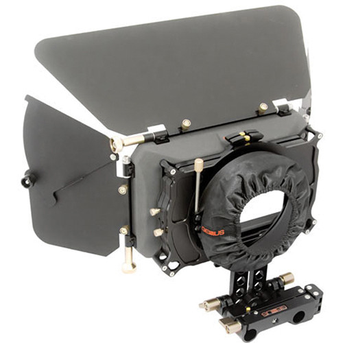Genustech PV Basic Matte Box Kit with Top Flag, Side Flags and Swing Away Bracket