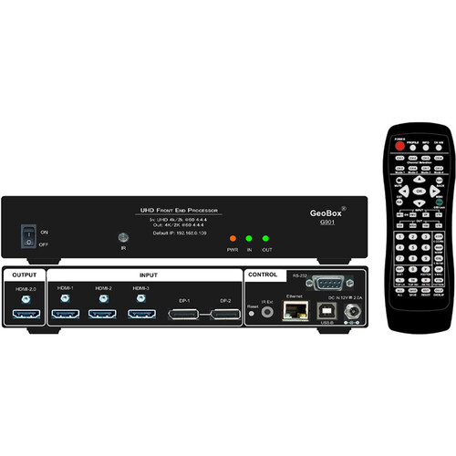 GeoBox G901 5x1 8K/4K Video Processor Switcher