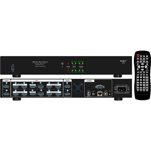 GeoBox 4-Channel 4K In/Out Video Wall Controller