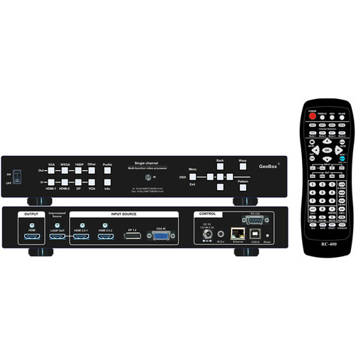 GeoBox 1-Channel 2K Warping Box with PiP/PoP, Rotation and Image Cropping