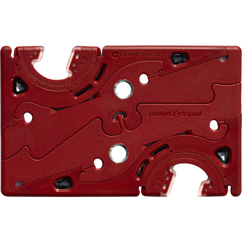 GEOMETRICAL PROv2 Pocket Tripod Pro Standard (Blood Red)