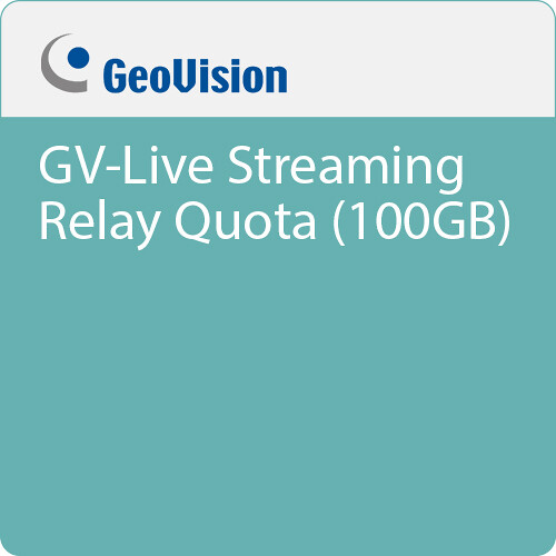GeoVision GV-Live Streaming Relay Quota (100GB)