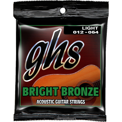 GHS BB30L Light Bright Bronze Acoustic Guitar Strings (6-String Set, 12 - 54)