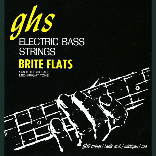 GHS 38" Scale Brite Flats Electric Bass String (Single String, .077)