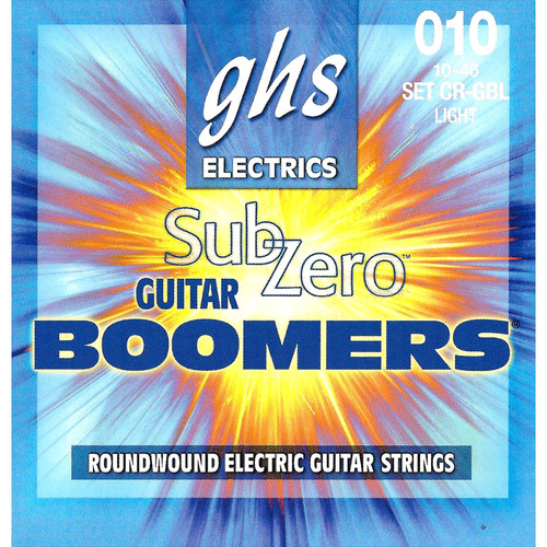 GHS CR-GBL Sub-Zero Boomers Electric Guitar Strings (6-String Set, 10 - 46)