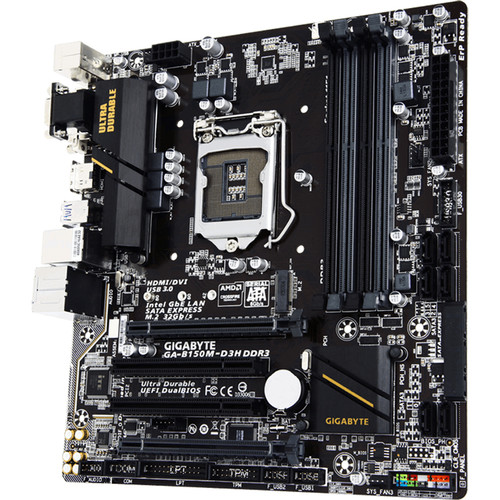 Gigabyte GA-B150M-D3H DDR3 Micro-ATX Motherboard GA-B150M-D3H