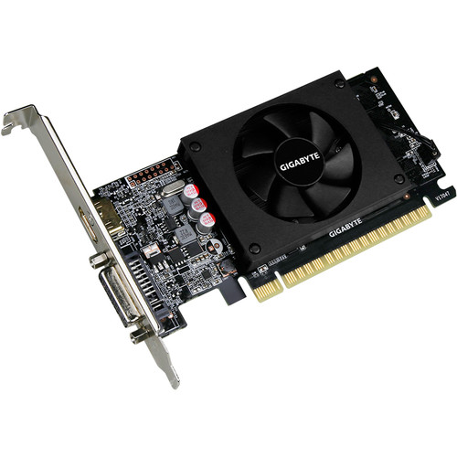 Gigabyte GeForce GT 710 Low-Profile Graphics Card GV-N710D5-2GL