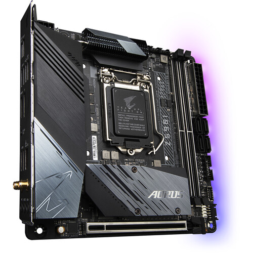 Gigabyte Z590I AORUS ULTRA LGA 1200 Mini-ITX Z590I AORUS ULTRA Gigabyte Z590I AORUS ULTRA LGA 1200 Mini-ITX Z590I AORUS ULTRA