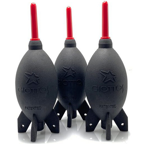 Giottos Rocket Air Blaster Dust-Removal Tool (Black, Large, 3-Pack)