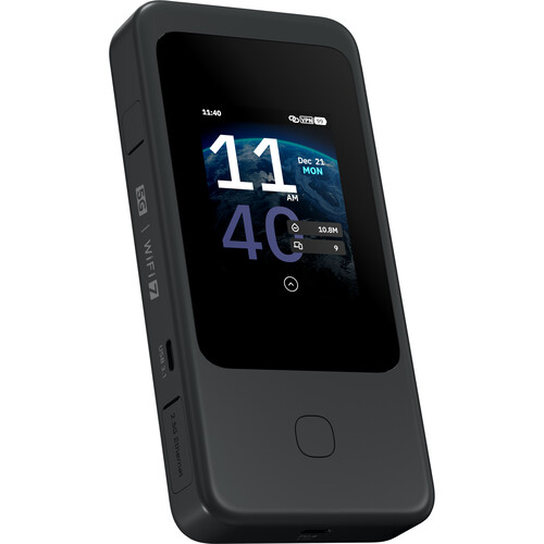 GL.iNet Mudi 7 Mobile 5G NR Hotspot & BE5800 Travel Router