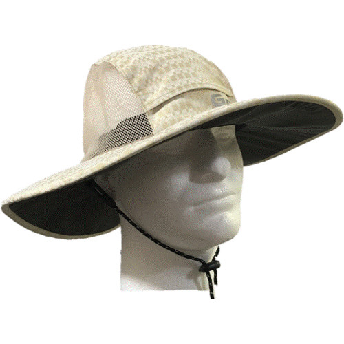 Glacier Glove Sand Harbor Hat (Large, Khaki)