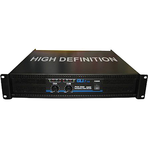 Gli pro PVX-2000 - Stereo Power Amplifier (2000 W Max)
