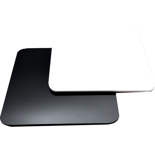 Glide Gear ACY100 Reflective Acrylic Photography Boards (White / Black, 14 x 14")